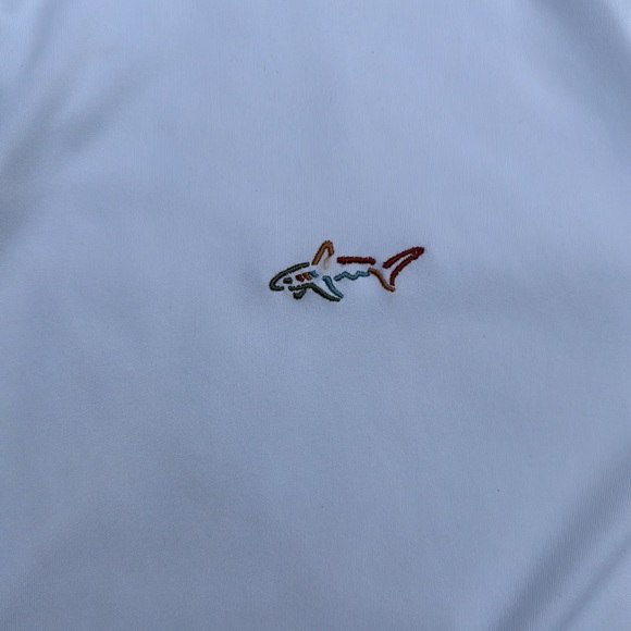 Greg Norman for Tasso Elba play dry golf polo white size large - Picture 4 of 4